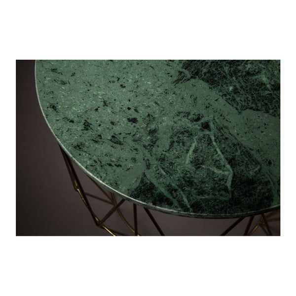 Stranska mizica s ploščo iz marmorja Dutchbone, ⌀ 51 cm-image-2