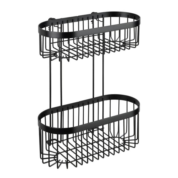 Črna košara za tuš kabino Wenko Classic Plus-image-2