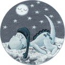 Modro-siva otroška preproga ø 120 cm Bambi – Ayyildiz Carpets