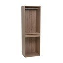 Odprta modularna garderobna omara v hrastovem dekorju  60x180x45 cm Modular – Casa Selección