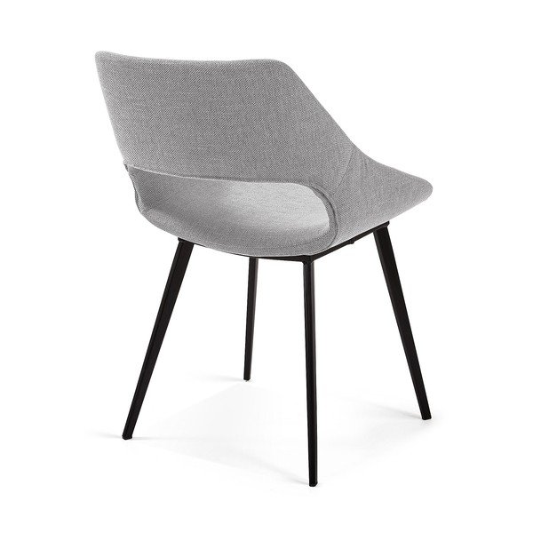 Svetlo siv jedilni stol Kave Home Hest-image-3