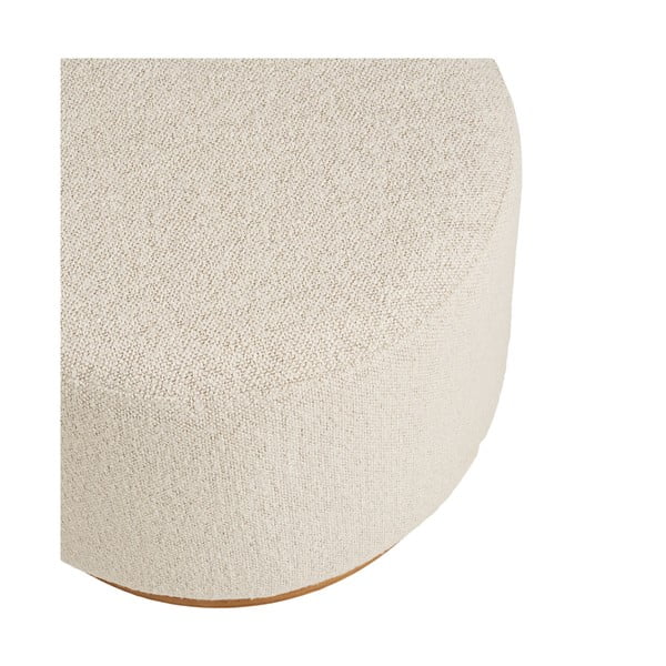 Bež tabure iz tkanine bouclé Daisy – House Nordic-image-2