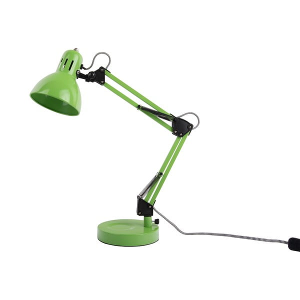 Svetlo zelena namizna svetilka s kovinskim senčilom (višina 52 cm) Funky Hobby – Leitmotiv