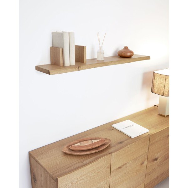 Stenska polica v hrastovem dekorju Kave Home Rasha-image-4