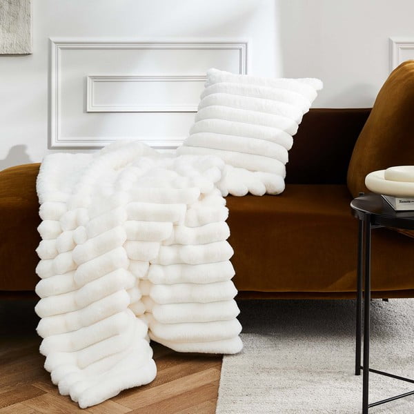 Okrasna blazina iz mikropliša 45x45 cm Boudoir – douceur d'intérieur-image-1