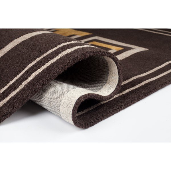 Rjava ročno tkana preproga Flair Rugs Moderne Lifestyle, 200 x 290 cm-image-4