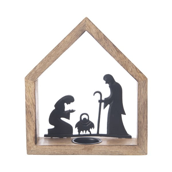 Lesen svečnik z božičnim motivom – Dakls