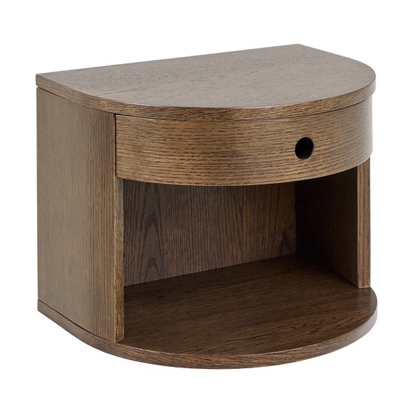 Nočna omarica v hrastovem dekorju v temni naravni barvi Paron – Actona-image-2