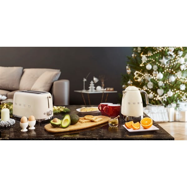 Kremno bel grelnik vode iz nerjavečega jekla 1,7 l Retro Style – SMEG-image-4