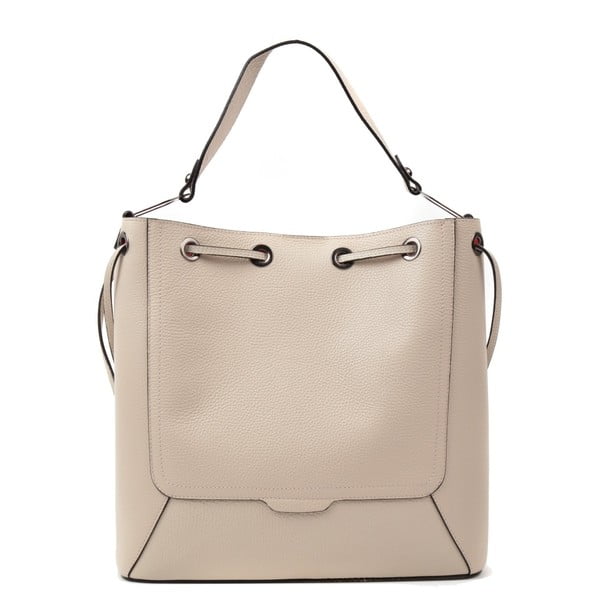 Bež usnjena torbica Renata Corsi Havna-image-3