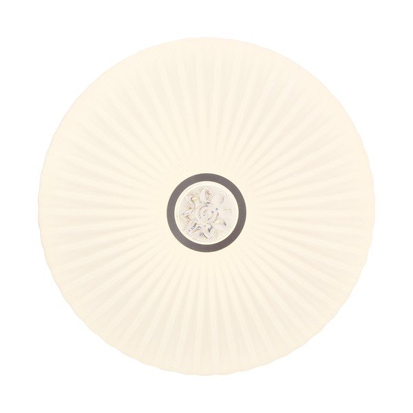Bela LED zatemnitvena stropna svetilka z daljinskim upravljalnikom 38x38 cm Perola – Candellux Lighting-image-3