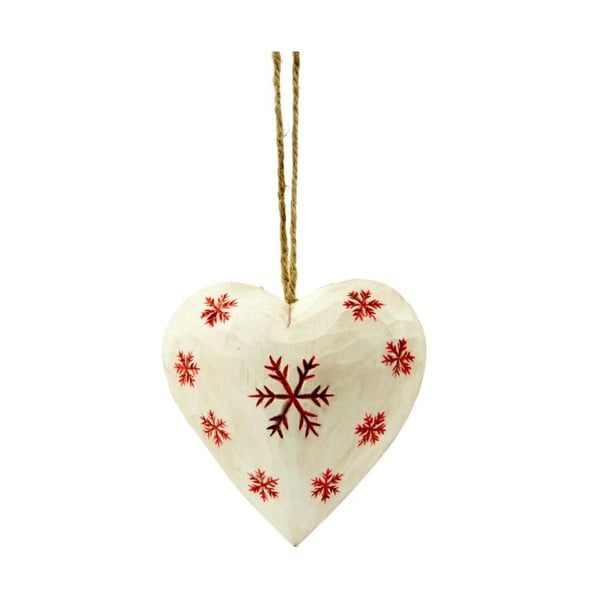 Bela viseča dekoracija v obliki srca Antic Line Heart