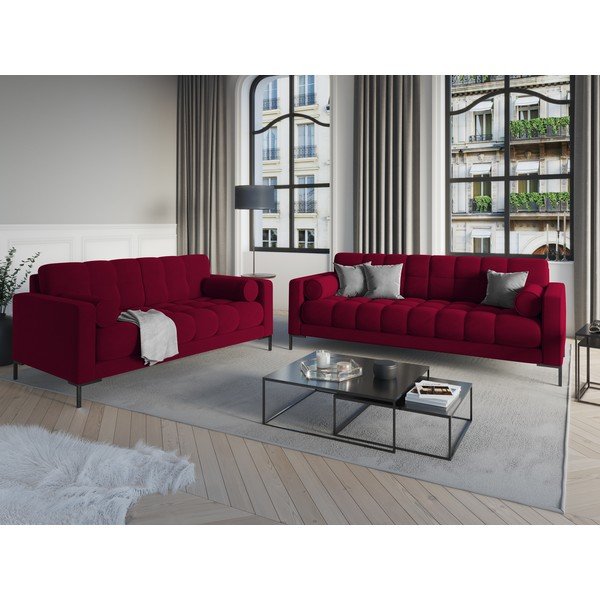 Rdeč žameten kavč Cosmopolitan Design Bali-image-1