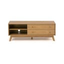 TV omarica v hrastovem dekorju v naravni barvi 130x50 cm Kensal – Woodman