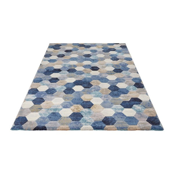 Modro-smetanova preproga Elle Decoration Arty Manosque, 200 x 290 cm-image-2