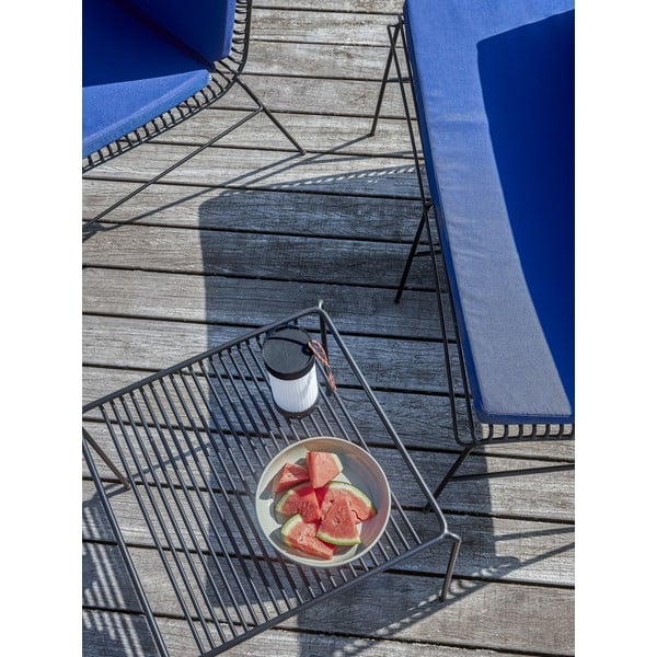 Črna kovinska vrtna klop String – Hübsch-image-4