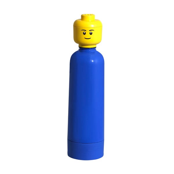 Steklenička Lego, modra