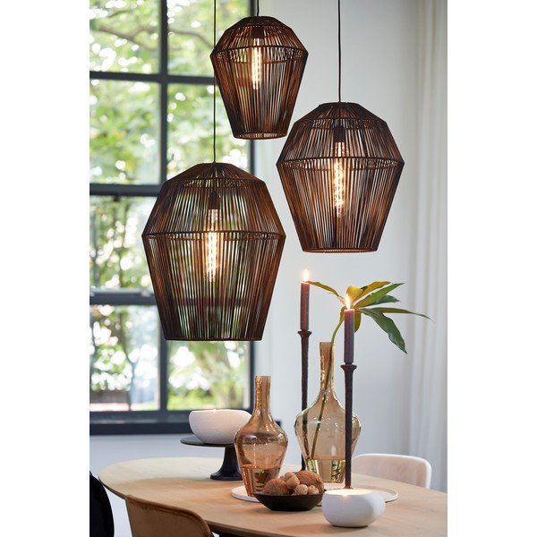 Črna stropna svetilka ø 30 cm Deya - Light & Living-image-1