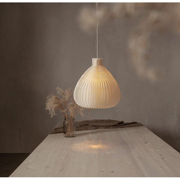 Kremno belo senčilo ø 38 cm Honeycomb – Star Trading-image-1