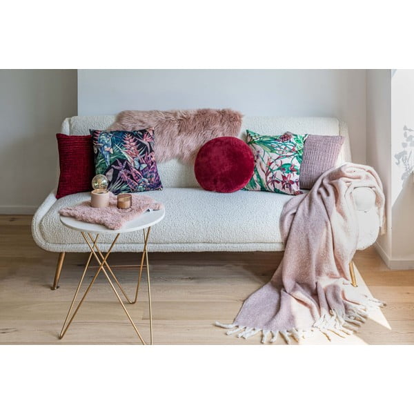 Rožnata umetno krzno Tiseco Home Studio Ovčja koža, 60 x 90 cm-image-1