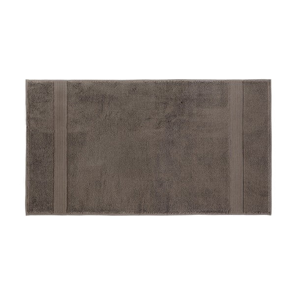 Temno rjava bombažna kopalna brisača Foutastic Chicago, 70 x 140 cm
