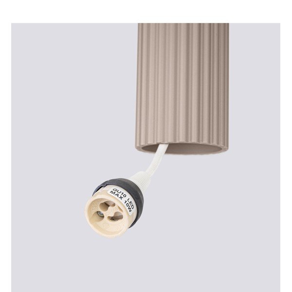 Sivorjava kovinska viseča svetilka Gleam – Sollux-image-4