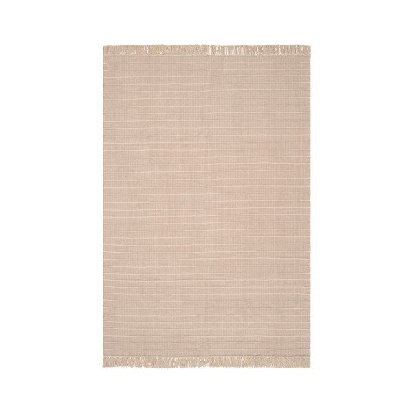 Bež ročno tkan bombažen tekač 80x150 cm Irma – Jotex
