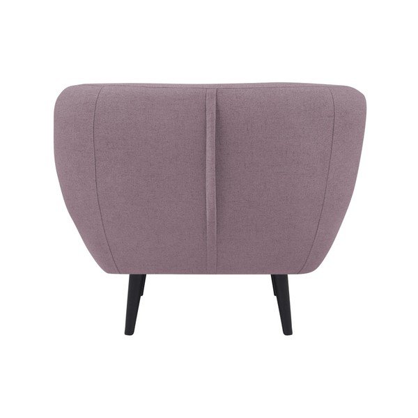 Roza fotelj z rjavimi nogami Mazzini Sofas Piemont-image-1