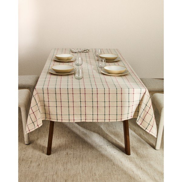 Ročno izdelan namizni prt iz žakarja 150x250 cm Aldelie – Kave Home-image-3