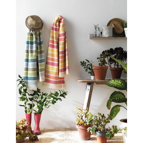 Modro-zelena poletna pletenina Euromant Ocean, 140 x 160 cm-image-1