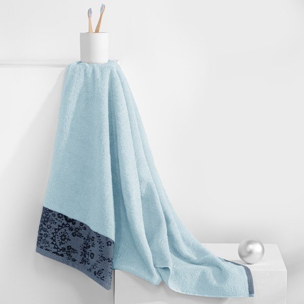 Modra frotirna bombažna brisača 70x140 cm Crea – AmeliaHome-image-2