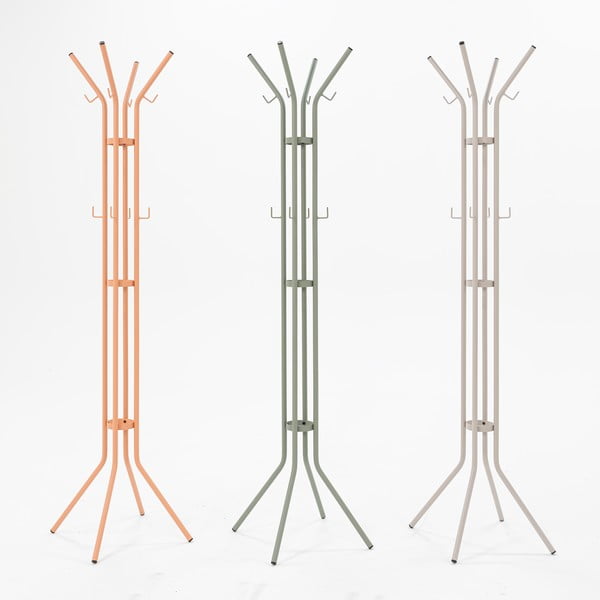 Rožnato-oranžen kovinski obešalnik ø 40x170 cm Jessy – Spinder Design-image-2