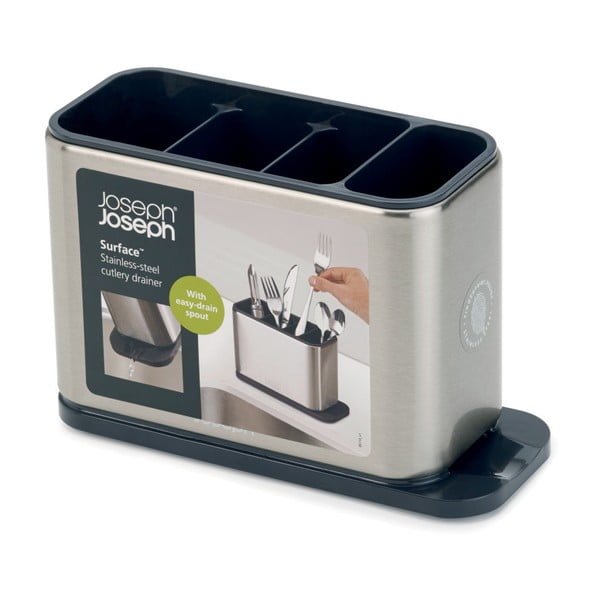 Odcejalnik za jedilni pribor iz nerjavečega jekla Joseph Joseph Površina-image-1