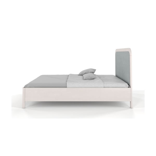 Bela zakonska postelja iz bukovega lesa Skandica Visby Modena, 200 x 200 cm-image-3