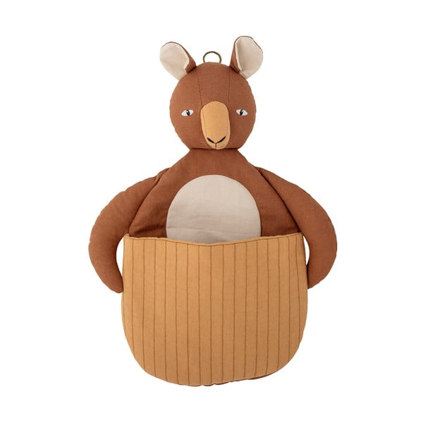 Rjava tekstilna otroška škatla za shranjevanje 46x7,5x33 cm Toto – Bloomingville Mini