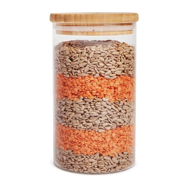 Komplet mlinčka, deske in posod za shranjevanje živil 4 ks – Bonami Essentials-image-3