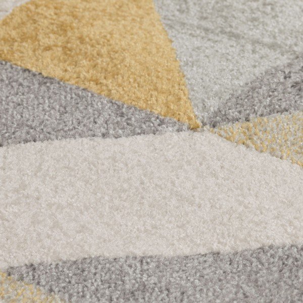 Siva in rumena preproga Flair Rugs Urban Triangle, 200 x 275 cm-image-1