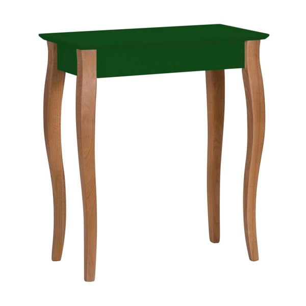 Temno zelena konzolna mizica Ragaba Lillo, širina 65 cm