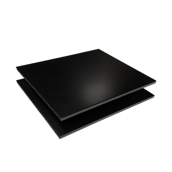 Črne police za modularni sistem polic 2 kos 32x22 cm Mistral Kubus - Hammel Furniture-image-2