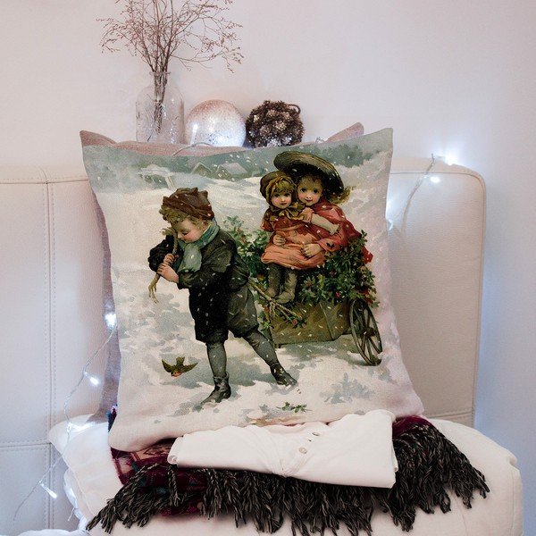 Prevleka za blazino z božičnim motivom 43x43 cm – Mila Home-image-3