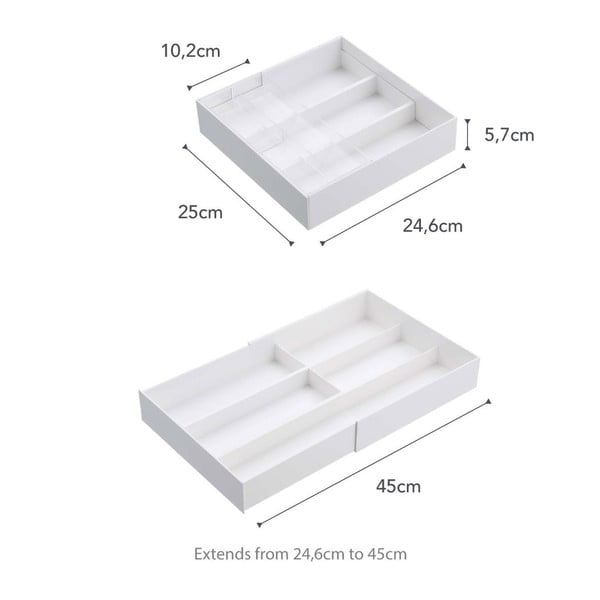 Bel kuhinjski razdelilnik za predal YAMAZAKI Tower-image-3