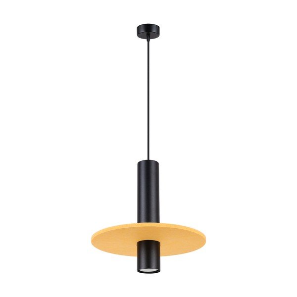 Rumena/bež kovinska viseča svetilka ø 30 cm Olisa – Sollux