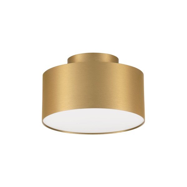 Aluminijasta LED stropna svetilka v zlati barvi Ozen – Nova Luce