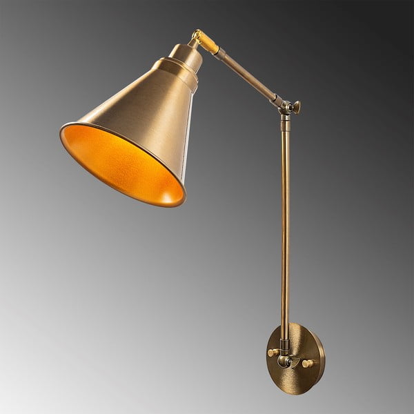 Stenska svetilka v zlati barvi ø 20 cm Chicago – Opviq lights-image-4