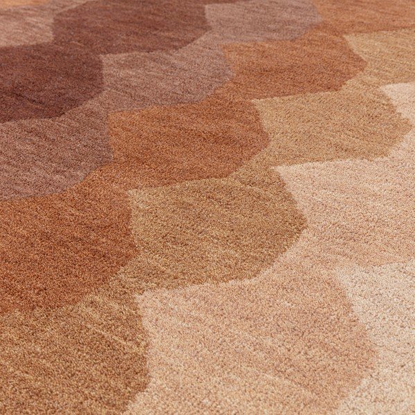 Opečnato oranžna volnena preproga 160x230 cm Hive – Asiatic Carpets-image-2