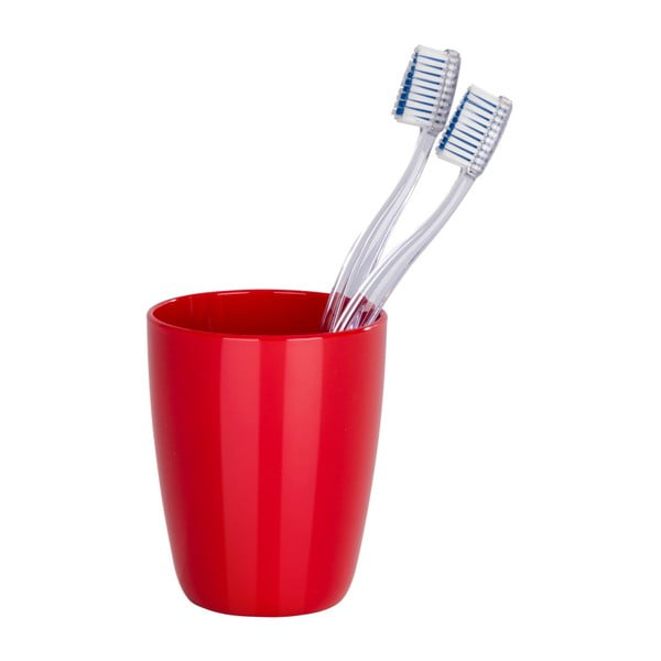 Rdeča skodelica za zobno ščetko Wenko Cocktail Red