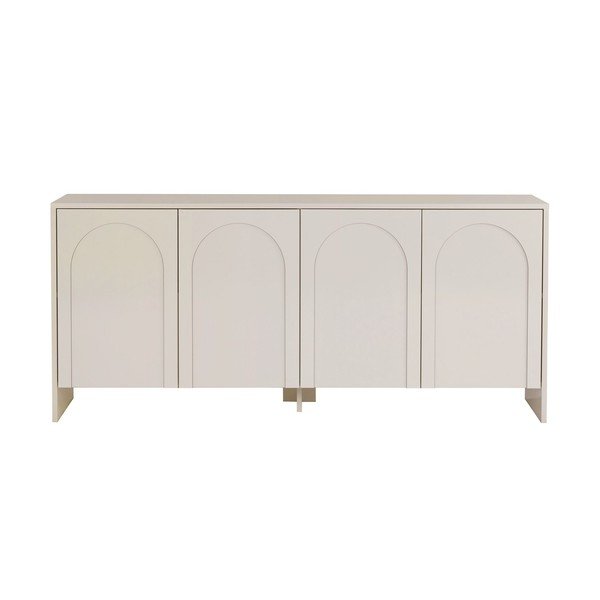 Kremno bela komoda 180x80x45 cm Arlen  – Kalune Design-image-3