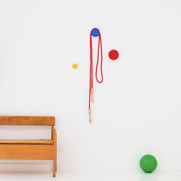 Komplet 3 stenskih obešalnikov LEGO® Colour-image-1