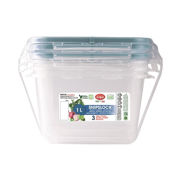 Posode za hrano v kompletu 3 ks Snipslock – Snips-image-3