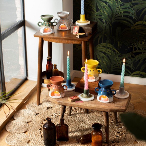 Aromaterapevtska svetilka v terakota barvi Sass & Belle Bohemian Home Mojave-image-2